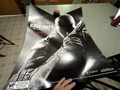 CALL OF DUTY BLACK OPS II POSTER ORIGINAL GAME STOP PROMO 2012 POSTER   28''X24''