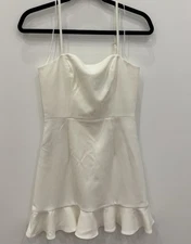 NWT  French Connection Fit And Flare Dress Back Zipper Adjust Straps Lined Sz 4