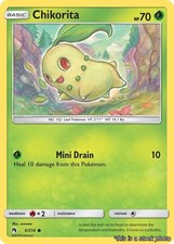 Chikorita (6) 6/214 SM8 Pokemon NM