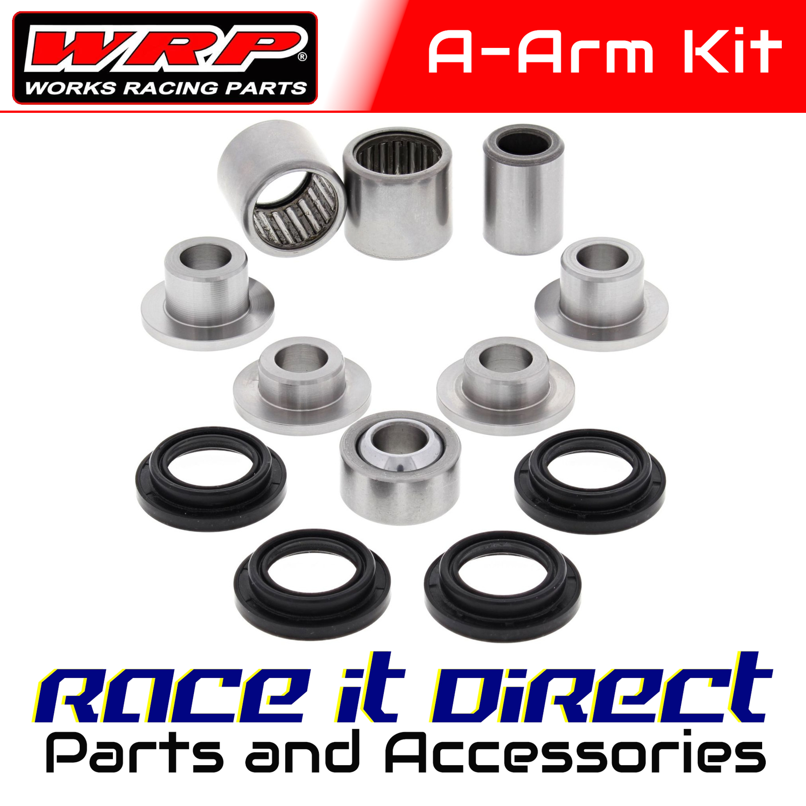 Lower A-Arm Brg Seal Kit for Kawasaki KVF650 Prairie 2002-2003 WRP