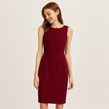 Trina Turk Sz 10 Sheath Knee Midi Work Professional Wedding Flattering Classy