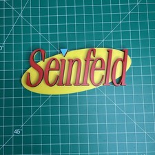 3d Printed Seinfeld Logo Sign Wall Desk Shelf...