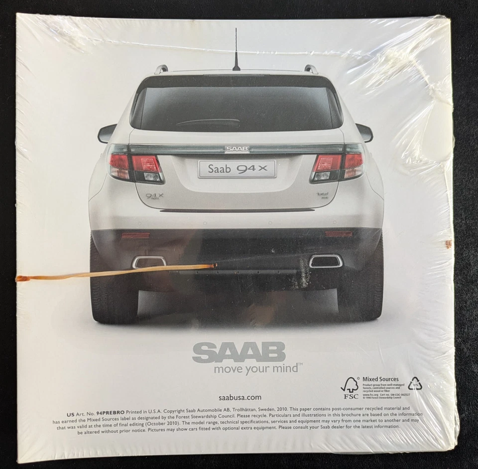 Saab 9-4x 94x 2012 2011 último año raro venta de autos originales 25 folletos Foto 2 de 3