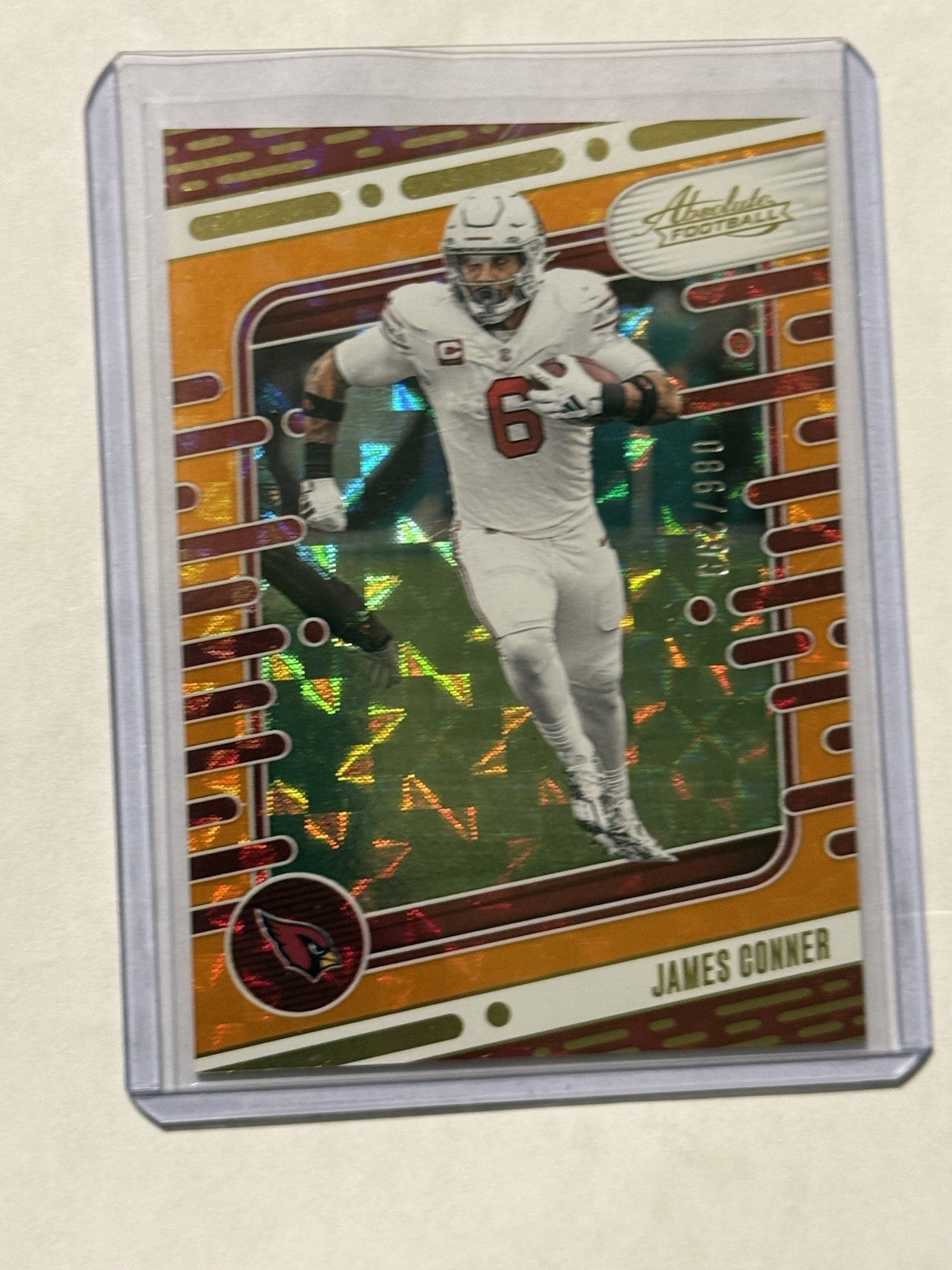 2024 Panini Absolute - James Conner #2 Orange Mosaic /299