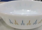 Vintage Fire King Anchor Hocking Atomic Star Round 1 1/2 Qt Casserole Dish #437