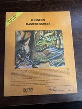 AD D Dungeon Masters Screen TSR 9024 Vintage 1979 81 Complete Very Good