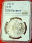 * 1898-O * MS64 NGC * MORGAN SILVER DOLLAR * PREMIUM QUALITY SUPERB EYE APPEAL *