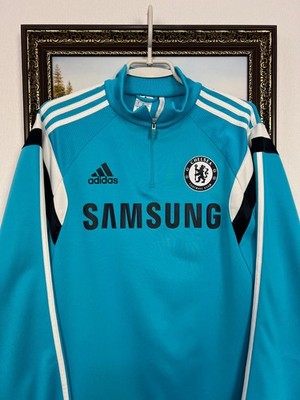 Adidas Chelsea Football Train Sweatshirt Mens Track Top Crewneck