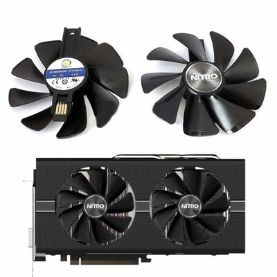 For SAPPHIRE RX580 RX590 RX570 RX480 RX470 Platinum graphics card cooling fan