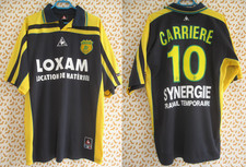 Maillot Fc Nantes Le Coq Sportif 2001 2002 Carriere #10 Jersey Football - XL