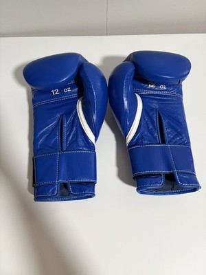 Winning MS-400 Boxing Gloves Hook and Loop 12 Oz - Blue | eBay
