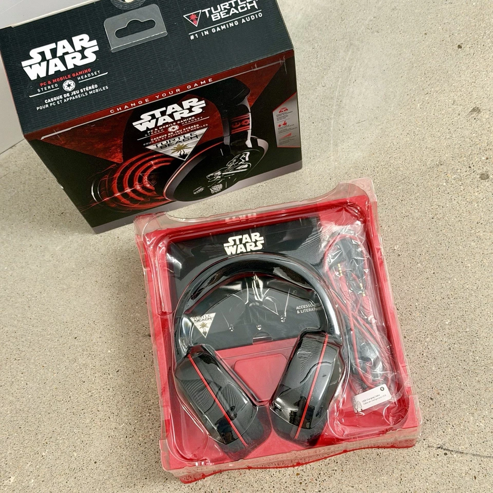 Turtle Beach Ear Force Star Wars PC and Mobile Gaming Stereo Headset 3.5mm RARE! - Image 4 of 4