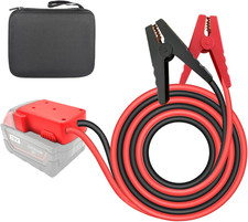 Jumper Cable Clamps for Milwaukee M18 18V Battery Jump Starter, 3.28FT 8AWG Car
