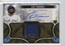 2025 Topps Tier One Relics 12/199 Leo Jimenez Jiménez #AT1R-LJ Auto 0b7