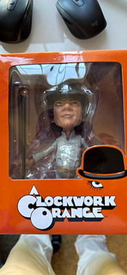 Mezco Toyz A Clockwork Orange Alex 6'' Plastic Action Figure w/ Walking Cane