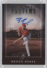 2020 Panini Chronicles America's Pastime Gold 2/25 Brock Burke #21 Auto 0m4q
