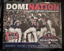 DOMINATION - 2018 Boston Red Sox Official World Series Commemorative Book *Read*