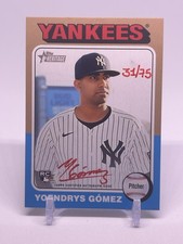 2024 Topps Heritage- Real One Auto Red Ink /75 Yoendrys Gomez #ROA-YG