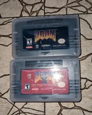 Doom Games I and II 1 2 One Two Game Boy Gameboy Advance GBA