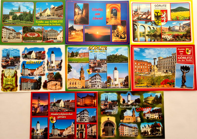 Postkarten Lot 8 x GÖRLITZ Sachsen Mehrbildkarten ungebraucht Postcards Germany