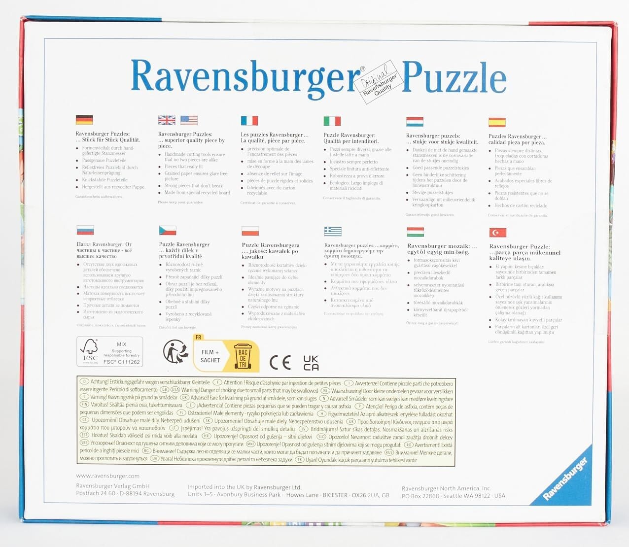 Ravensburger Cocomelon 4 IN Caja (12 , 16 , 20 , 24 Piezas) Puzle ...