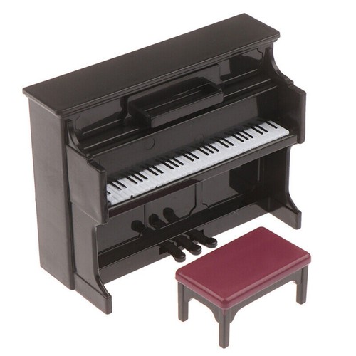 1:12 Dollhouse Furniture Miniature Mini Grand Piano Kids Pretend PlayD Fo - Picture 1 of 12