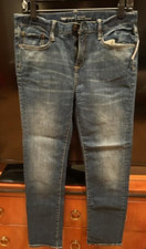 NWT Gap Boys Jeans Blue Skinny Stretch Stone Washed Denim Husky 14