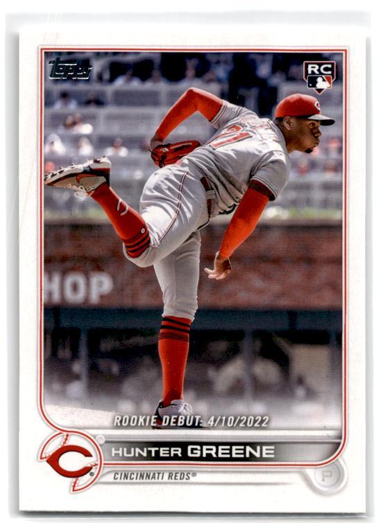 2022 Topps Update #US267 Hunter Greene Cincinnati Reds