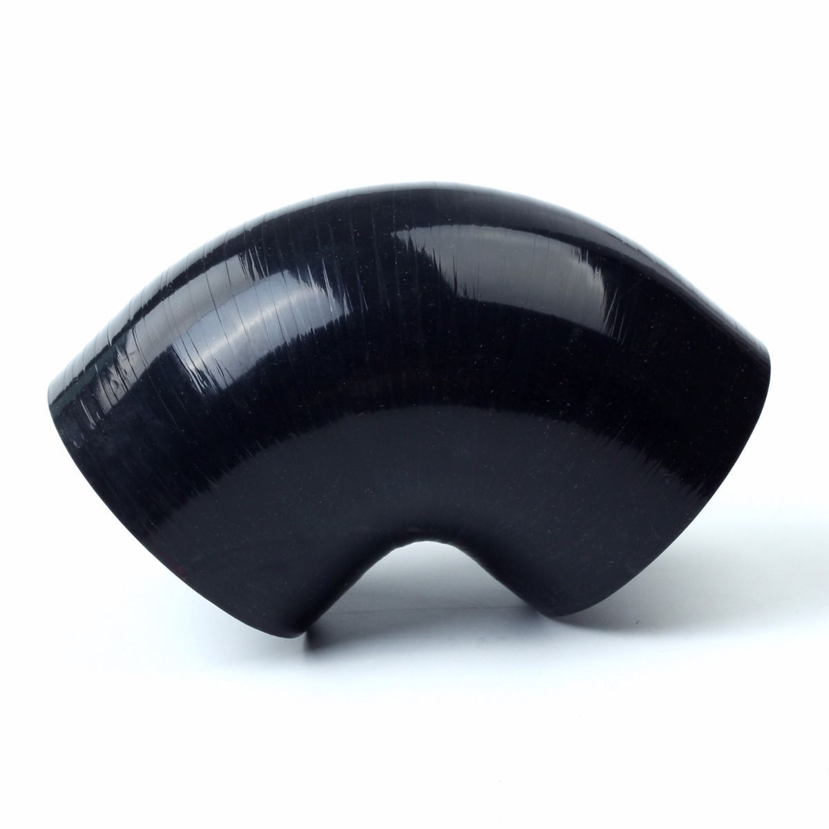 Silicone Hose 3.5 To 4 Inch 90° Degree Reducer 89mm-102mm Pipe Coupler Black - Foto 5