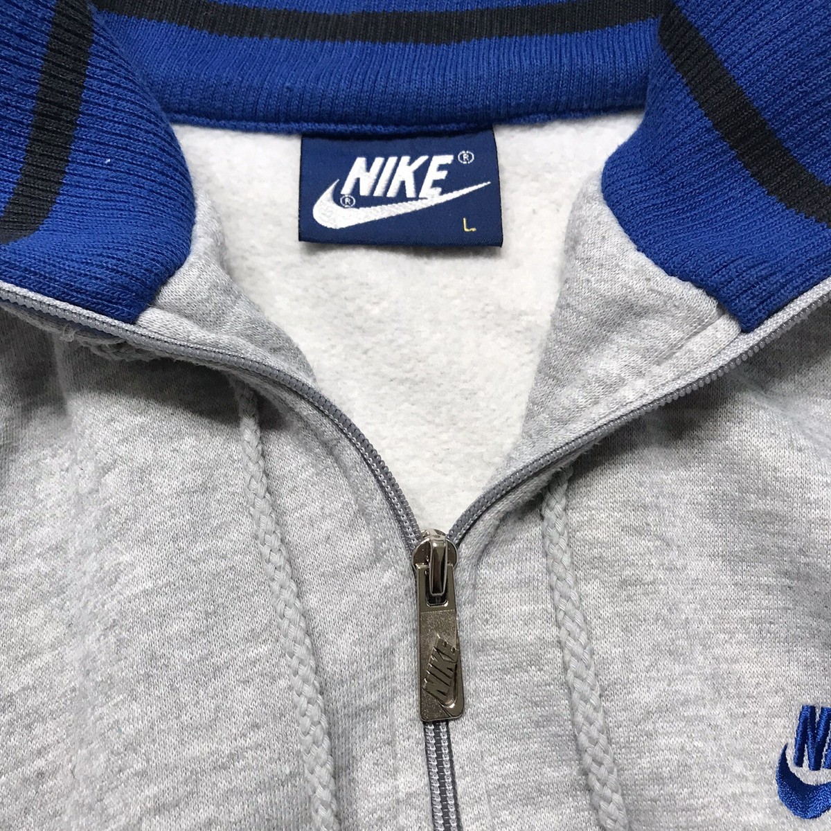 Vintage 70s Nike Blue Tag Mens Track Hoodie Size L Heather Vintage 70s Nike Blue Tag Mens Track Hoodie Size L Heather
