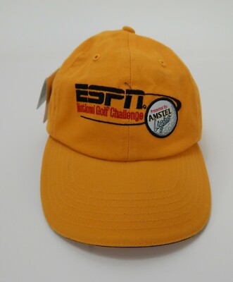 ESPN National Golf Challenge/Amstel Lite Strapback Hat/Cap by Taylor Made