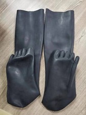 Latex Socks Extra Thick 1.0mm Stockings 3D Tight Fit Knee toes socks size M