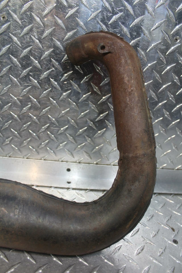 1979 HUSQVARNA CR125 ВЫХЛОПНАЯ ТРУБА КАМЕРЫ КОЛЛЕКТОР И ГЛУШИТЕЛЬ - Изображение 2 из 4