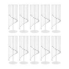 10 Pcs Acrylic Vase Stands Party Wedding Crystal Centerpiece Table Decoration
