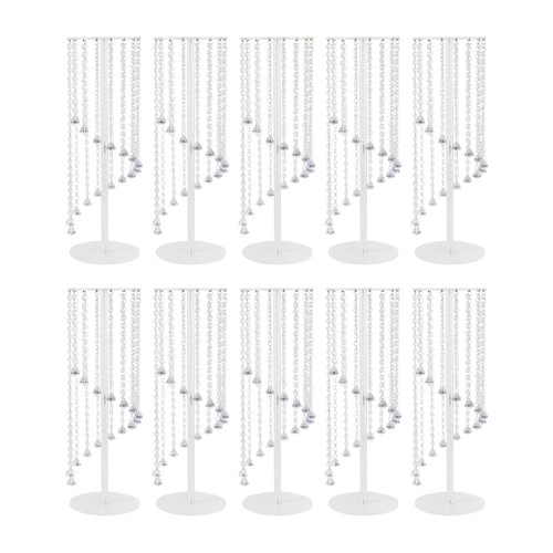10 Pcs Acrylic Vase Stands Party Wedding Crystal Centerpiece Table Decoration - 第 1/10 張圖片
