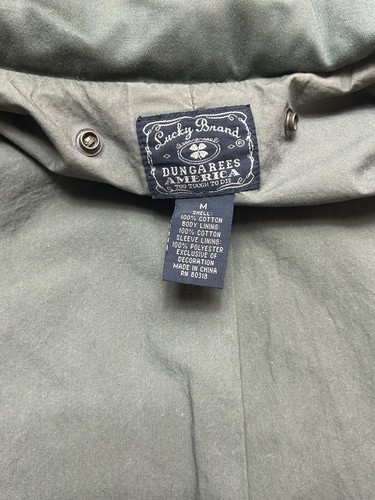 Vintage Lucky Brand M-65 Military Field Jacket Souvenir Dragon & Tiger Medium - Picture 11 of 12