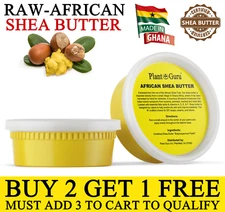 Raw African Shea Butter 8 oz. YELLOW 100% Pure Organic Unrefined Natural Ghana