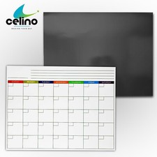 CALENDER Fridge Board Magnetic Notice Memo Weekly Planner Dry Wipe Whiteboard
