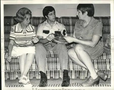 1973 Press Photo Meeting Of WAC - Women Against Crime In Metairie, Louisiana
