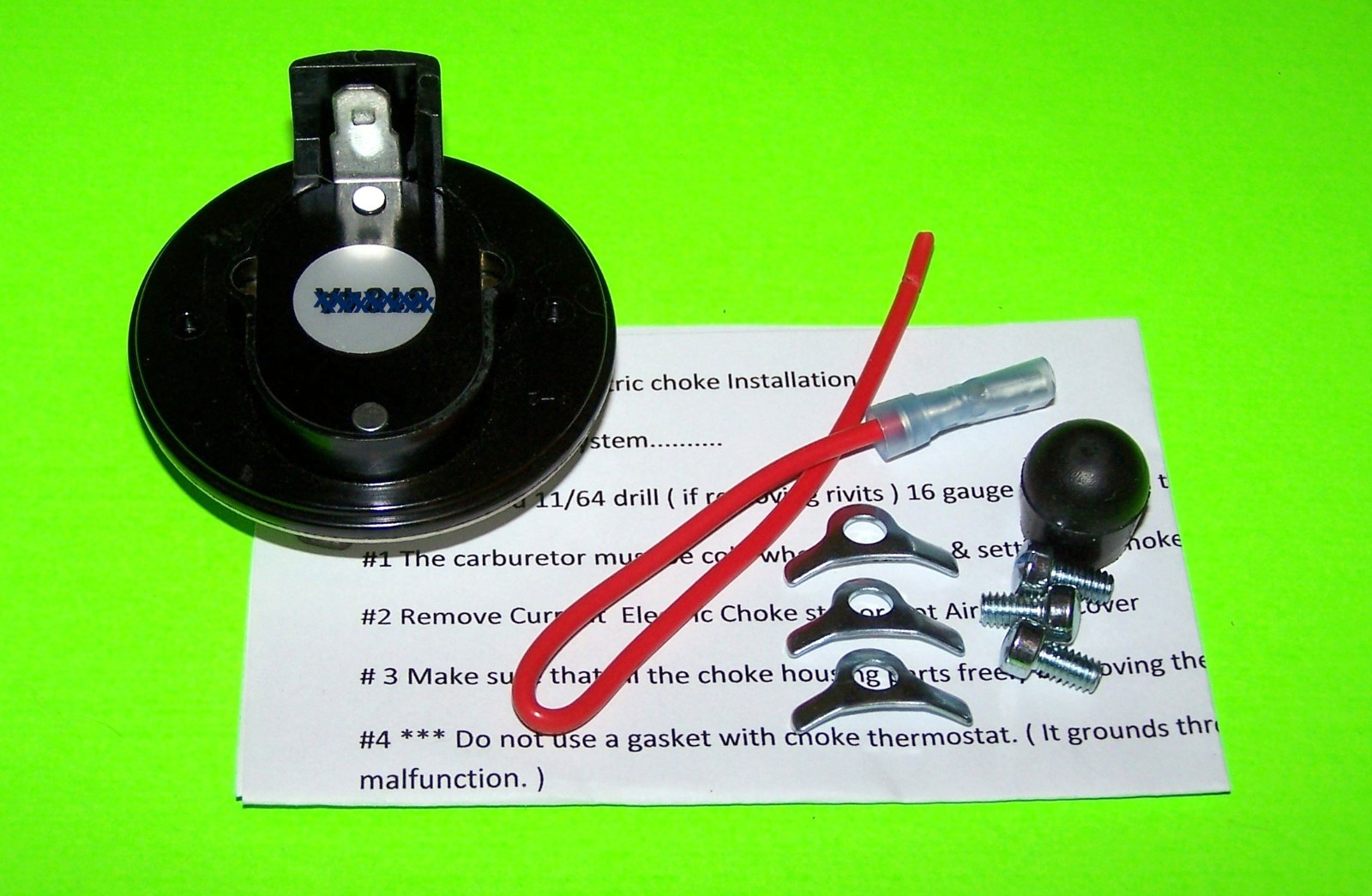 Electric Choke Kit w/ Pigtail Rochester 2GC 2 BBL Convert Hot Air to