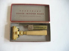 Vintage SHICK EVERSHARP TYPE G SINGLE EDGE INJECTOR Razor in original box