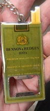 Benson & Hedges VINTAGE 1980's ‘Cigarette Box’ Key Chain Bottle Opener