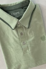 CHAPS Men's Short Sleeve Stretch Moisture Wicking Golf Polo Shirt GREEN MEDIUM