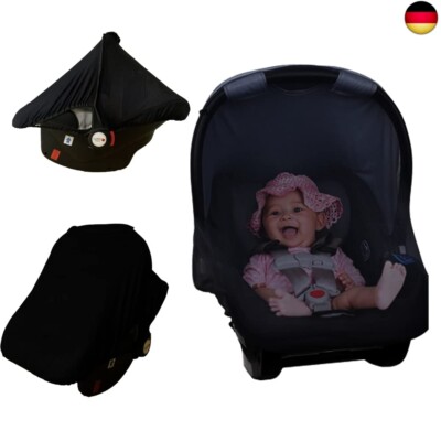 3 in1 Sonnensegel UV Schutz 50+ Sonnendach Kompatibel mit Kinderwagen