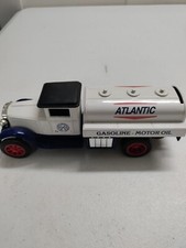 ERTL Diecast Atlantic Gasoline Truck Coin Bank GB-4092 Made in USA 1993 Vintage