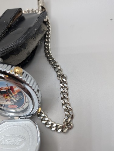 Reloj Bolsillo Franklin Como Nuevo Peterbilt Tractor Truck Hombre Batería Nueva - Imagen 12 de 17