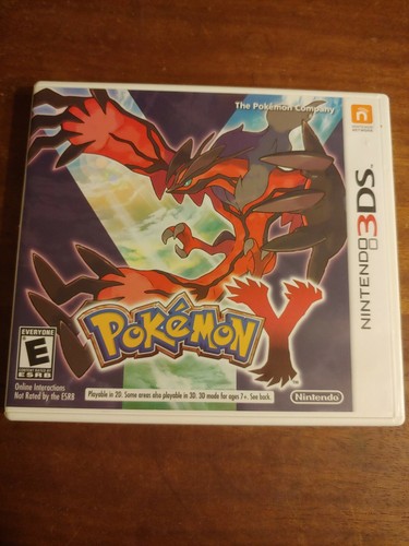 Pokemon Y - Original Case With Insert - NO GAME - Some Shelf wear 