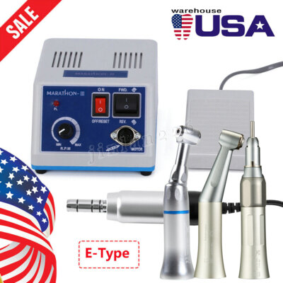 Dental Lab Marathon Electric Micromotor Polisher/Contra Angle/Straight Handpiece
