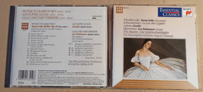TCHAIKOVSKY -ADAM,GISELLE,MEYERBEER,ORMANDY - SWAN LAKE - CD (JG603)