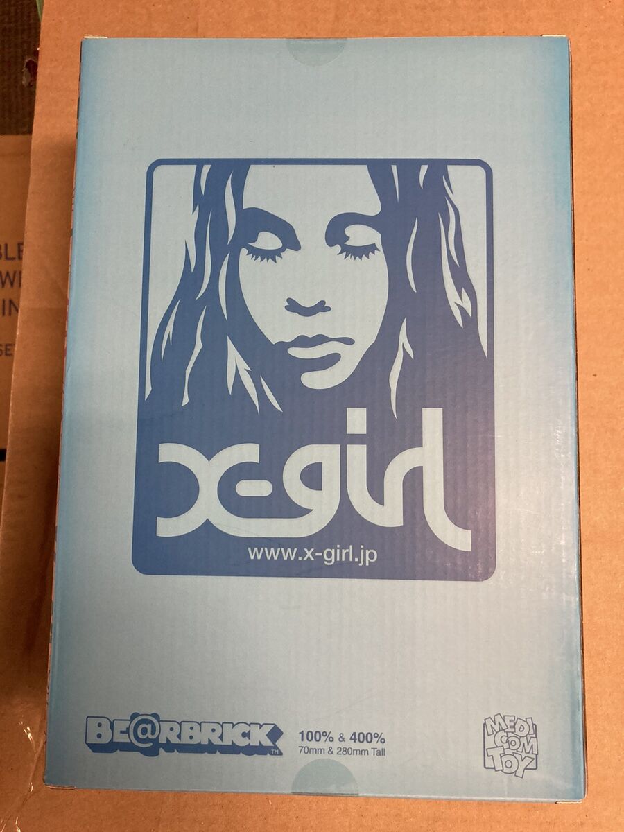 MEDICOM TOY BE@RBRICK X-girl 2021 400% 100% set Bearbrick MEDICOM TOY BE@RBRICK X-girl 2021 400% 100% set Bearbrick